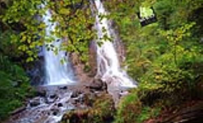 Llanrwst waterfalls called the mares tale. Cool off from your scooter ride in the spray